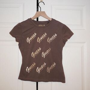 Guess Women's Brown T-shirt